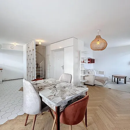 Superbe Duplex 6p & Terrasse Paris Rer 15 Min * Joinville-le-Pont